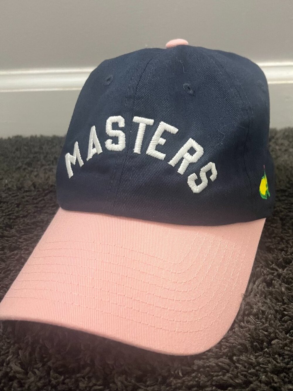 2026 MASTERS AUGUSTA NATIONAL LADIES' NAVY & PINK BASEBALL HAT